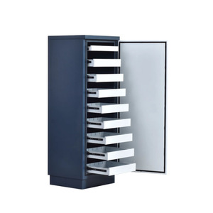 Armoire en acier réglable et étanche pour le stockage sécurisé des <span class=keywords><strong>disques</strong></span> durs, des <span class=keywords><strong>disques</strong></span> optiques, des clés USB - Coffre-fort à mot de passe, grand atelier - Product Image 1