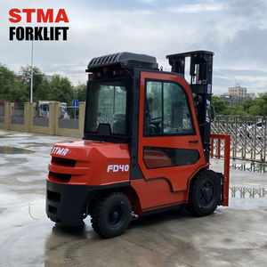 Carretillas elevadoras de almacén de doble mástil STMA Precio de camión 4 toneladas 4000kg carretilla elevadora de motor diésel con cabina - Product Image 6