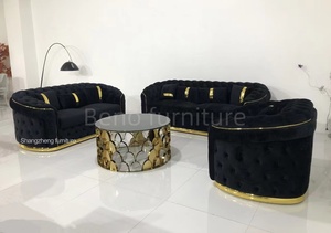 Italian Design Luxury Living Room <b>Sofa</b> 1.2.3 Set Fabric <b>Cover</b> <b>Sofas</b> <b>for</b> Villas Apartments Hotels Living Room Furniture <b>Sofa</b> Set - Product Image 4