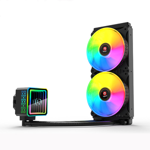 PC lỏng nước Cooler temperture Màn hình hiển thị nước Cooler 5V RGB Watercooling biểu tượng tùy chỉnh <span class=keywords><strong>CPU</strong></span> tản nhiệt cho <span class=keywords><strong>CPU</strong></span> - Product Image 5