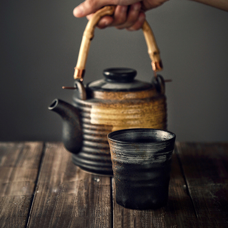 Wholesale Small 7oz Rustic Handmade Pottery Coffee Mug