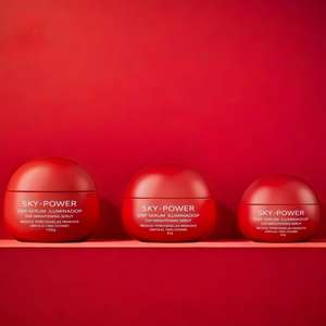 Nouveau grand pot en crème rouge, pot pour masque de nuit, emballage cosmétique haut de gamme - Product Image 1