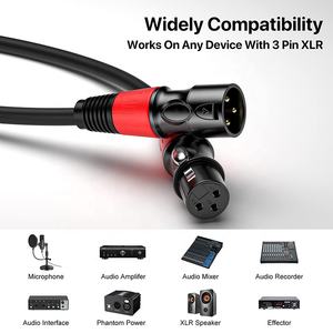 Câble 3Pin XLR Haute Qualité Professionnel Cuivre 3Pin XLR Mâle À XLR Femelle Câble Audio 1M 2M 3M 5M 10M 15M 20M 30M 50M 100M - Product Image 6