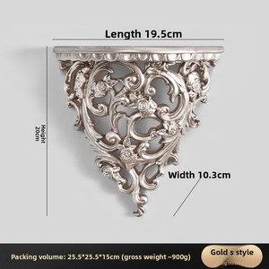 Decoração Criativa de Prateleira Estilo Europeu para Pendurar na Parede, Decoração de Parede para Casa, Uso em Múltiplos Ambientes, Acessórios de Decoração por Atacado - Product Image 6