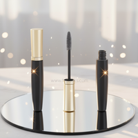 Tube de mascara vide rond fantaisie en plastique écologique au design unique avec brosse – Vente en gros