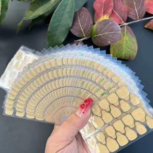 Prix favorable 24 feuilles gelée <span class=keywords><strong>ongles</strong></span> <span class=keywords><strong>colle</strong></span> Double face adhésif étanche ruban autocollant <span class=keywords><strong>faux</strong></span> <span class=keywords><strong>ongles</strong></span> Art presse sur <span class=keywords><strong>ongles</strong></span> gelée <span class=keywords><strong>colle</strong></span> - Product Image 3