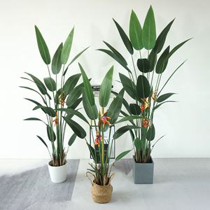 Style scandinave Strelitzia Reginae Intérieur Bureau Arbre Plastique Simulé Banane Oiseau Paradis Fleur Plantes En Pot Artificielles - Product Image 4