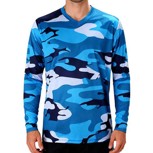 Maillot de motocross à manches longues, style course, léger, design personnalisé, vêtements de sport, entraînement, maillot de motocross pour la conduite en plein air - Product Image 3