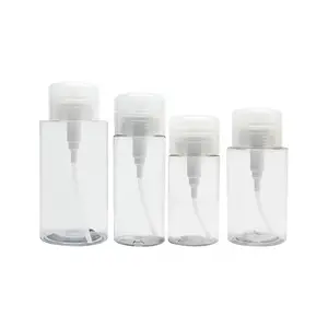 80ml 100ml 120ml sơn móng tay Remover bơm chai 150ml đẩy xuống bơm Dispenser trang điểm Remover dầu