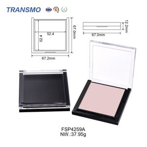Boîtier vide pour fard à joues, emballage compact pour poudre pressée, étui carré vide pour fard à paupières individuel - Product Image 2