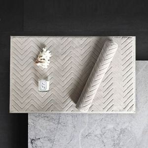Tapis de bain antidérapant, tapis de douche extra-long et absorbant - Product Image 4