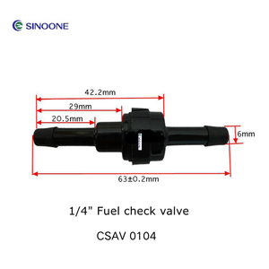Sinoone 3/16in barb kiểm tra van một chiều nhiên liệu dừng van cho xăng dầu mực Ethanol-2Kpa nhiên liệu mùa xuân kiểm tra Ethanol bằng chứng - Product Image 4