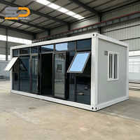 Maison préfabriquée mobile et portable, conteneur pliable isolé, sécurité vérifiée