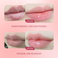 Gloss à lèvres en gelée de cristal - Lèvres transparentes et pulpeuses, soin hydratant longue durée, huile à lèvres liquide brillante
