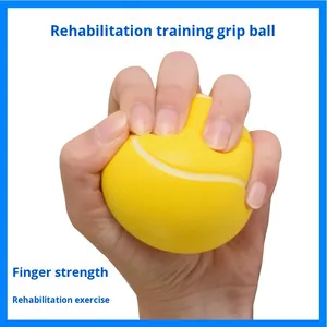 Pelota de Terapia para Manos, Fortalecedor de Agarre, Material PU, Ejercicio para Dedos y Brazos, Recuperación Muscular, Herramienta de Rehabilitación - Product Image 6