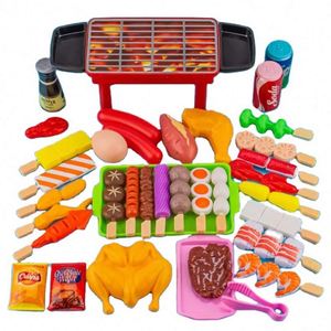 2023 New Barbecue Bbq Set Children's <b>Toaster</b> Kitchen Ove Food for Kids Sets Pretend Play Toy - Product Image 1