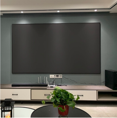 New Black Diamond ALR Fixed Frame Projector Screen 72-200 Inch Ambient Light Rejecting 1CM Ultra Narrow Bezel 4K 8K 3D Screen