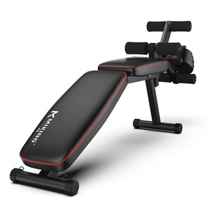 Adjustable Foldable Ab <b>Bench</b> Sit Up Board Workout Rack With Resistance Bands For Home Gym - Product Image 1