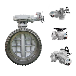 Actionneur électrique Rotork IQ3 avec vanne papillon à grand diamètre et boîte de vitesses IB, contrôle haute température, personnalisable OEM - Product Image 1