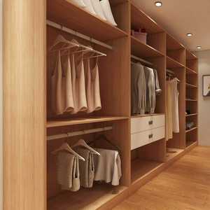 Système de dressing moderne Santaopova, design mural, en bois, pour chambre à coucher, meuble de rangement, armoire - Product Image 2