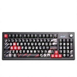 Teclado Mecánico Inalámbrico GK65 de 2.4GHz con Retroiluminación RGB, Material PBT, en Inglés, para Juegos Competitivos en Computadora y Laptop - Product Image 2