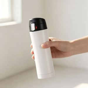 Taza de Viaje Ecológica con Tapa Abatible, Aislada, de 450 ml, Estilo Japonés, de Acero Inoxidable 304, para Auto, Regalo Corporativo al por Mayor - Product Image 2