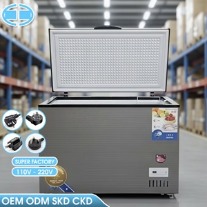 Congélateur horizontal à porte unique OEM/ODM 263L, grande capacité, pour la maison et les dortoirs, congélation rapide, congélateurs coffres profonds - Product Image 1