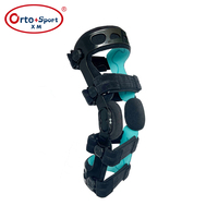 Attelle de genou stabilisée post-opératoire médicale, support orthopédique amovible pour fracture de jambe