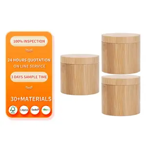 Round Shape Bamboo Watch Packaging Container Kitchen Cabinet Organizer Wood Headphone Stand Ring Holder Paper Watch Stand Box