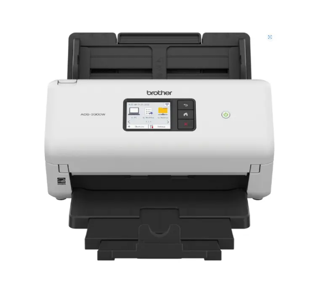 ScanPro Ultra 50ppm Duplex Wi-Fi Brother ADS-3300W Wireless Document Scanner High-Speed Office Digitization Solution