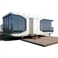 Hoteles Cápsula Prefabricados Modulares con Estructura de Acero y Paneles Compuestos de Aluminio, Oficinas Creativas al Aire Libre