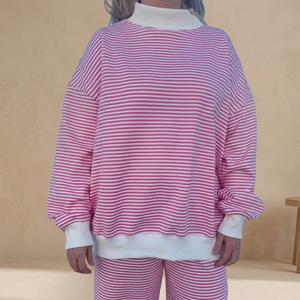 Pull à col montant pour femme, prêt pour l'hiver, toucher doux, coupe oversize, décontracté, manches longues - Product Image 1