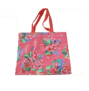 HOAHA Custom Logo Size Extra Large PP Woven Laminated Shopping <b>Bags</b> Customized Woven Storage <b>Bags</b> - Product Image 1