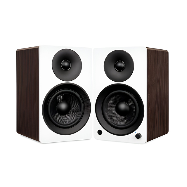 Active 150W HiFi 2.0 Bookshelf Speakers for 5.3 Wireless Optical Inputs Two-way Crossover for Home Theatre Desktop Use