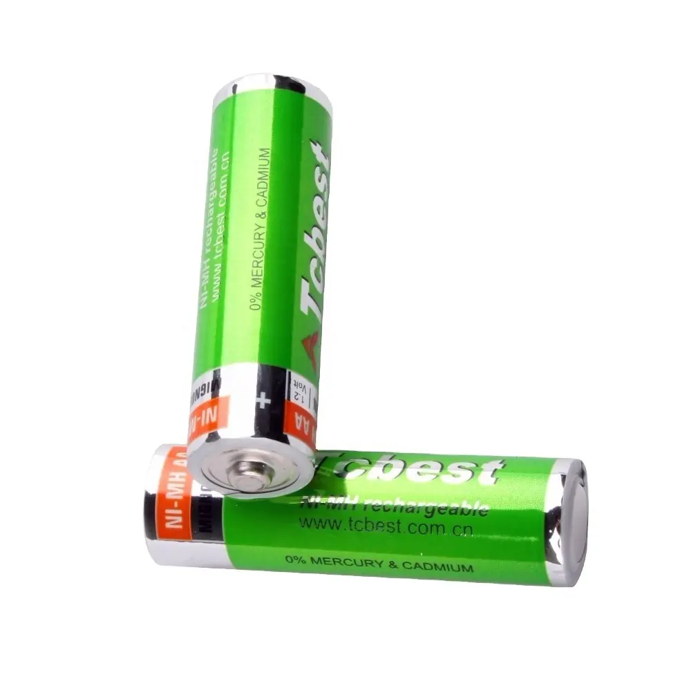 Batterie Rechargeable, <span class=keywords><strong>AA</strong></span> 2700mAh, Ni-MH, pour jouets, éclairage solaire, produit d'usine