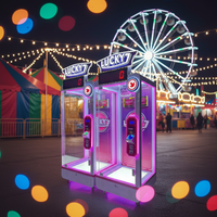 Jeu d'arcade à monnayeur avec défi de chronométrage de 7 secondes et machine distributrice de gros cadeaux et jouets