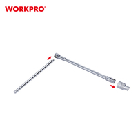 WORKPRO – Jeu de douilles manuelles pour réparation de moto, 13 pièces, en acier, avec coffret rigide