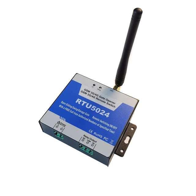 RTU5024 GSM 4G LTE Gate Opener Relay Switch SMS Free for Access Control