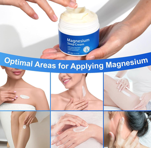 निजी लेबल सुखदायक मांसपेशियों में तनाव गहरी छूट नींद में सुधार करती है सूजन मैग्नीशियम क्रीम - Product Image 3
