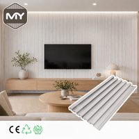 Panel Dinding Aluminium Putih Beralur MEIYU untuk Dekorasi Dinding Latar TV