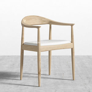 Sillas de madera maciza Kennedy President de alta calidad baratas, asiento de tejido de cuerda moderno de <span class=keywords><strong>estilo</strong></span> nórdico, sillas de comedor de madera con reposabrazos - Product Image 3