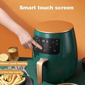 Mejor Freidora de Aire Eléctrica de 6L con Pantalla Táctil Inteligente Moderna, Mini Parrilla para Cocinar con Aceite Caliente, para Uso Doméstico, Exterior y Comercial, de Plástico - Product Image 5