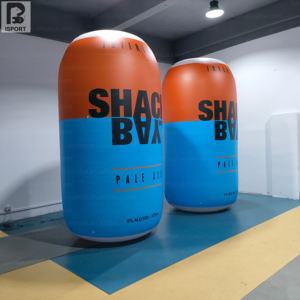 علبة مشروبات قابلة للنفخ مخصصة للإعلانات من البلاستيك PVC محكمة الإغلاق بأحجام 2م و2.5م و3م - Product Image 4