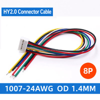 Cable conector HY de 2.0 mm, cableado de color 24AWG para PCB y dispositivos electrónicos