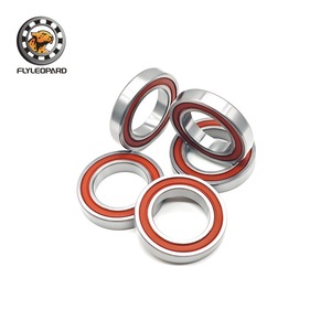 Rodamiento de Bolas de Ranura Profunda Flyleopard 24397 2RS 24x39x7mm de Acero con Sello de Goma Roja, Métrico, de Una Hilera - Product Image 3