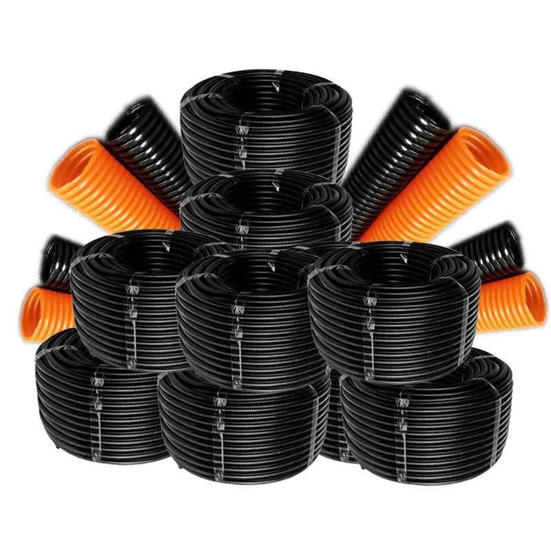 FYX-PK-18.5BFactory hot sale cheap hose plastic price pa flexible conduit pipe bellows pp corrugated AD18.5mm