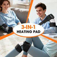 Masseur électrique intelligent sans fil pour le soulagement de la douleur, compresse chaude pour l'arthrite, les articulations du genou, la physiothérapie, le coude, l'épaule et le genou, 6 températures