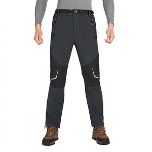 Pantalones de Forro Polar para Hombre, Pantalones Casuales Transpirables y Cálidos para Senderismo y Esquí al Aire Libre - Product Image 3