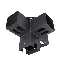 Pack de supports de pergola <span class=keywords><strong>pour</strong></span> poteaux en <span class=keywords><strong>bois</strong></span> 4x4, kit de pergola/gazebo robuste <span class=keywords><strong>pour</strong></span> cabane dans les arbres, véranda, abri de voiture - Product Image 3