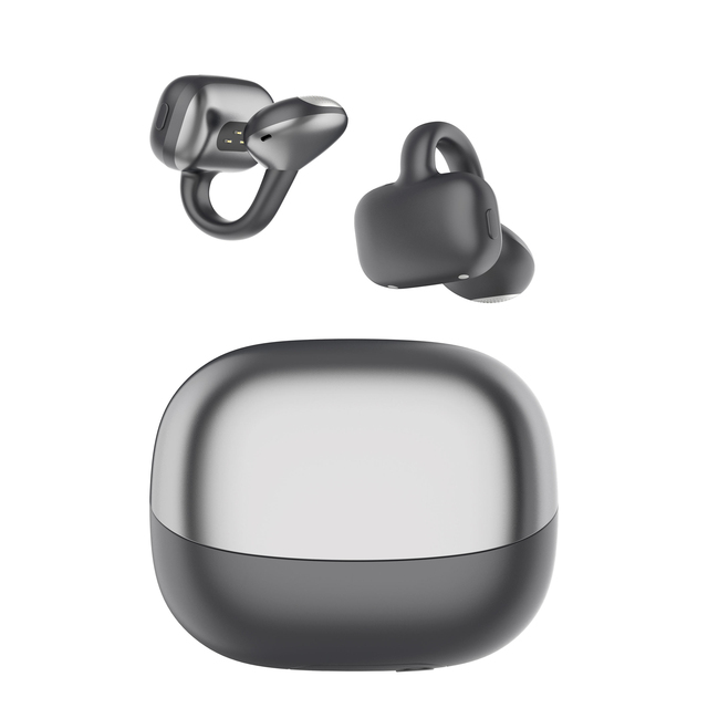 LED Battery Heart Rate Tws Earbuds OWS TWS Sports High Quality Noise Cancelling Earbuds Touch Control Wireless Open Ear Clip